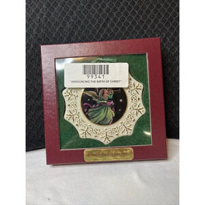Home & Garden Party Christmas Ornament 1998 Announcing the Birth of Christ